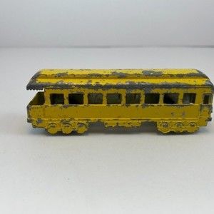Vintage Midgetoy Rockford, IL USA YELLOW Train car